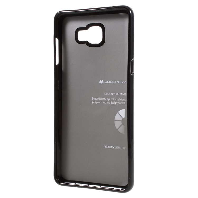 MERCURY GOOSPERY Glitter Powder Jelly TPU Case for Samsung Galaxy C9 Pro - Black-3