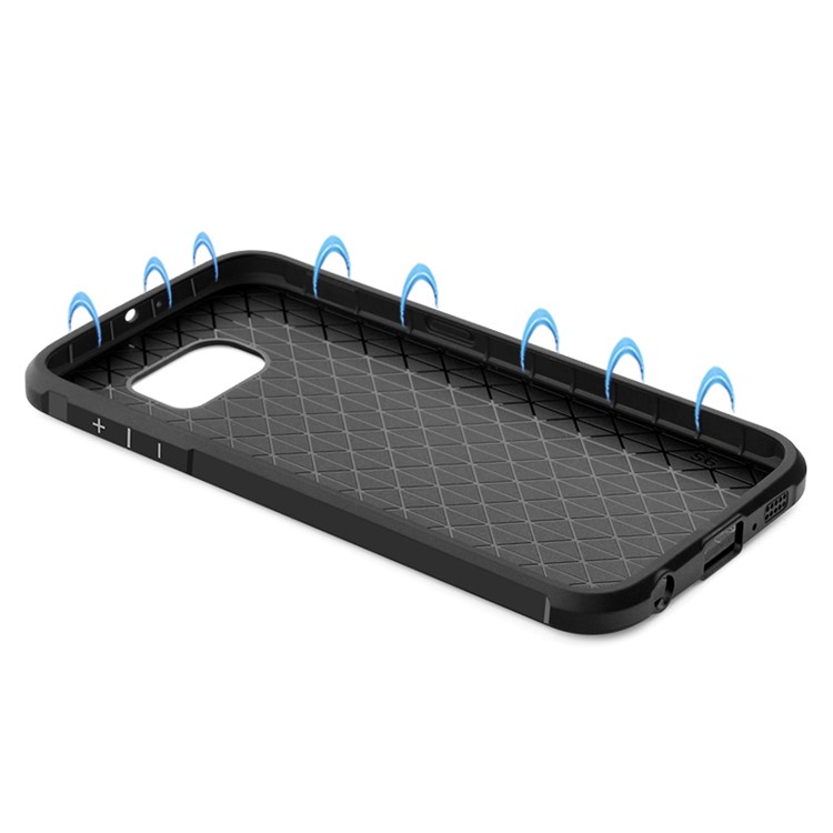 Auspicious Dragon Pattern Drop-proof Imprint TPU Case for Samsung Galaxy S6 SM-G920 - Black-2