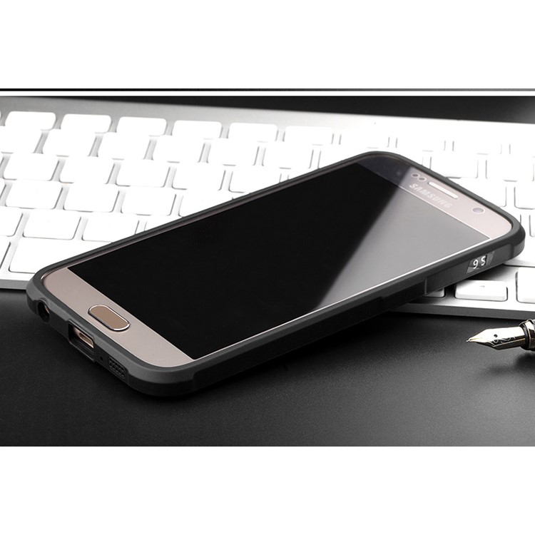 Auspicious Dragon Pattern Drop-proof Imprint TPU Case for Samsung Galaxy S6 SM-G920 - Black-7
