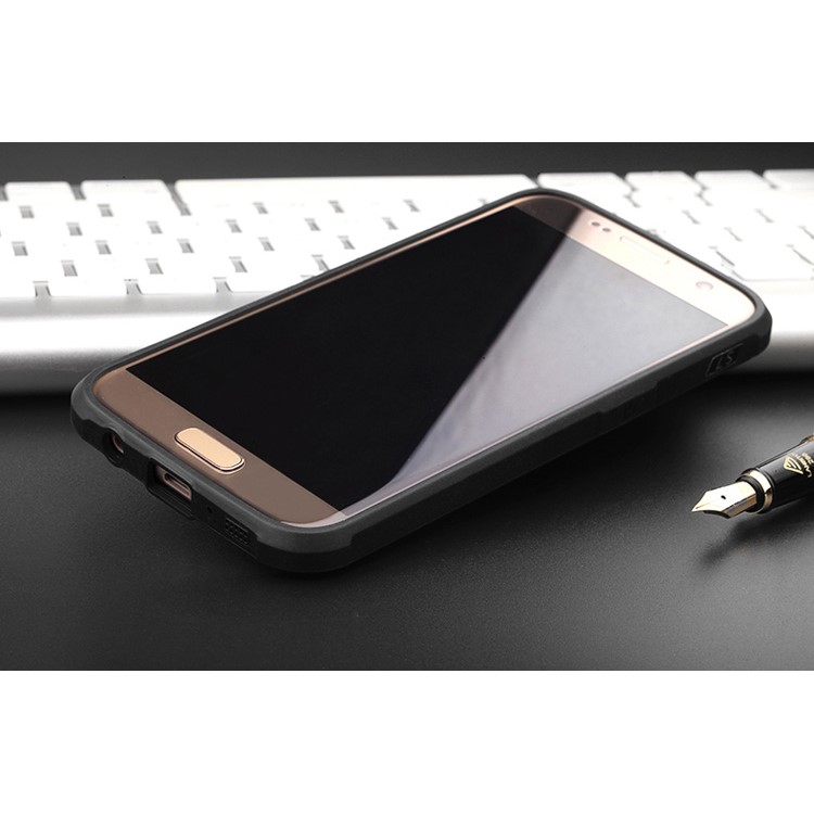 Auspicious Dragon Pattern Drop-proof Imprint TPU Case for Samsung Galaxy S7 SM-G930 - Black-7