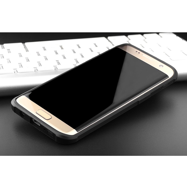 Auspicious Dragon Pattern Drop-proof Imprint TPU Cover for Samsung Galaxy S7 edge SM-G935 - Black-6