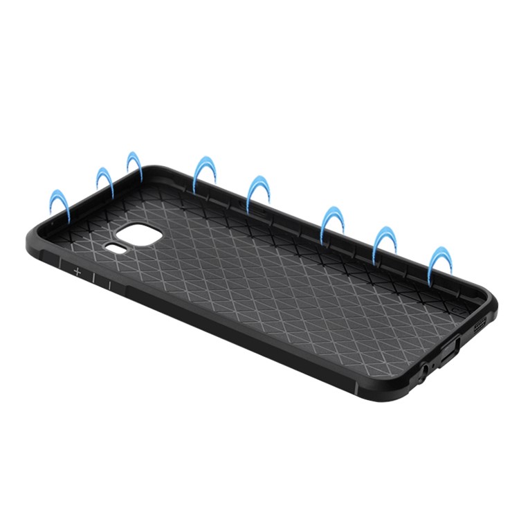 Auspicious Dragon Pattern Drop-proof Imprint TPU Cover for Samsung Galaxy C5 - Black-5