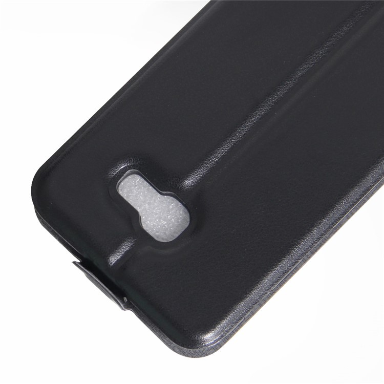 Crazy Horse Vertical Flip Leather Phone Case with Photo Slot for Samsung Galaxy A3 (2017) - Black-3