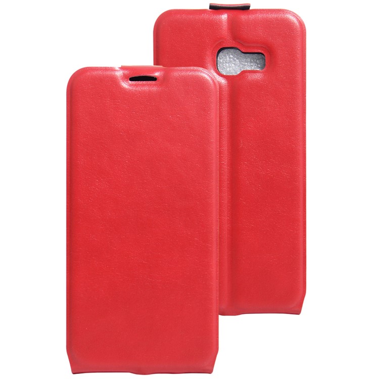 

Crazy Horse Vertical Flip Leather Phone Case for Samsung Galaxy A5 (2017) with Card Holder - Red, Galaxy A5 (2017)
