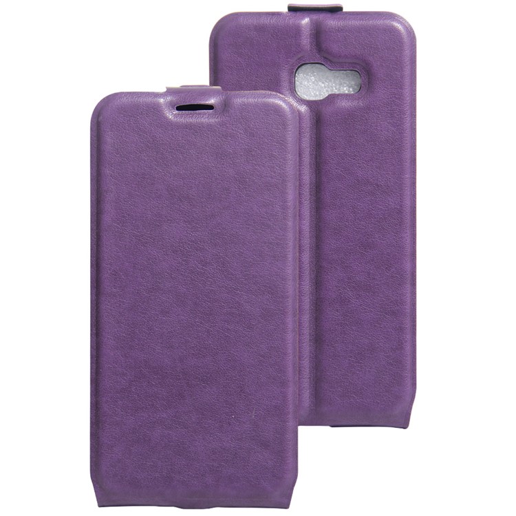 

Crazy Horse Vertical Leather Phone Shell for Samsung Galaxy A5 (2017) with Photo Holder - Purple, Galaxy A5 (2017)