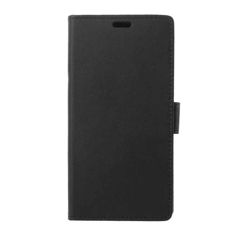Faux Leather Stand Wallet Cell Phone Case for Samsung Galaxy A7 (2017) - Black-2