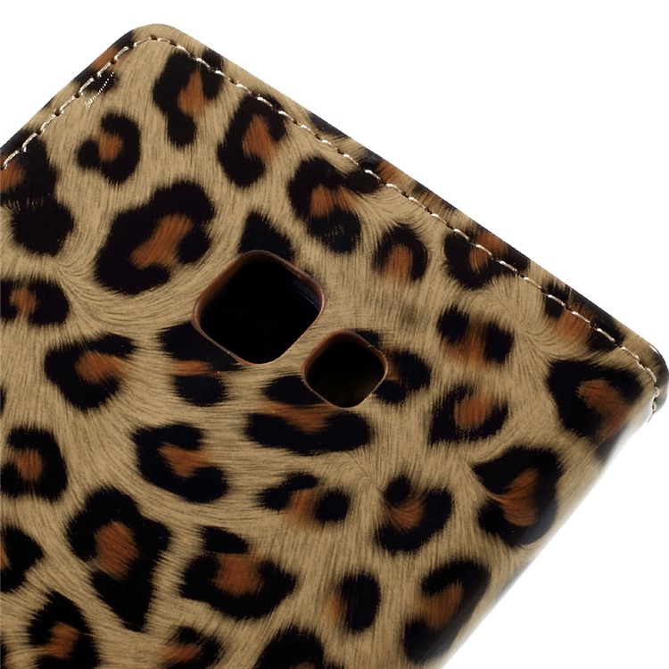 Leopard Pattern Leather Wallet Stand Case for Samsung Galaxy A7 (2017)-8