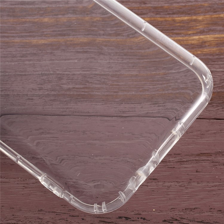 Thickened Crystal Clear TPU Mobile Phone Case for Samsung Galaxy A7 (2017) Drop Resistant-3