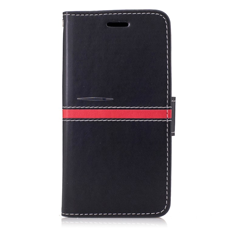 Phone Accessory Wallet Leather Stand Phone Case for Samsung Galaxy J3 (2016) / J3 - Black-1