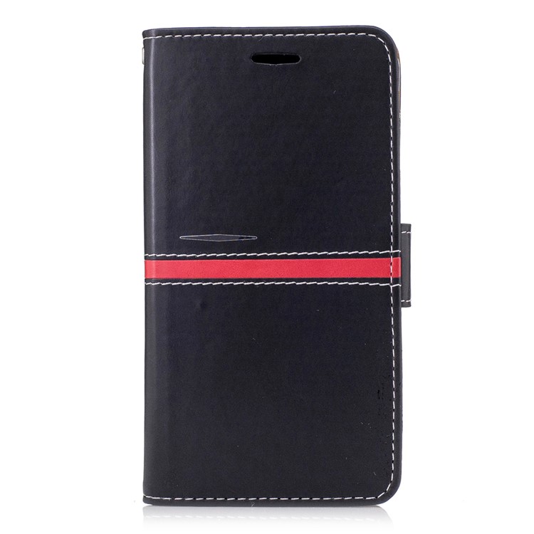 Phone Accessory Wallet Leather Stand Phone Case for Samsung Galaxy J7 (2016) SM-J710 - Black-1