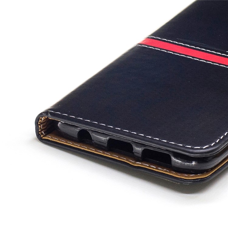 For Samsung Galaxy S7 edge SM-G935 Graceful Stitching Wallet Leather Phone Case Stand - Black-5