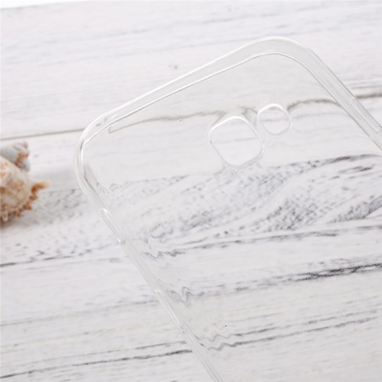 Ultra-thin Clear TPU Mobile Phone Case for Samsung Galaxy A7 (2017) - Transparent-3