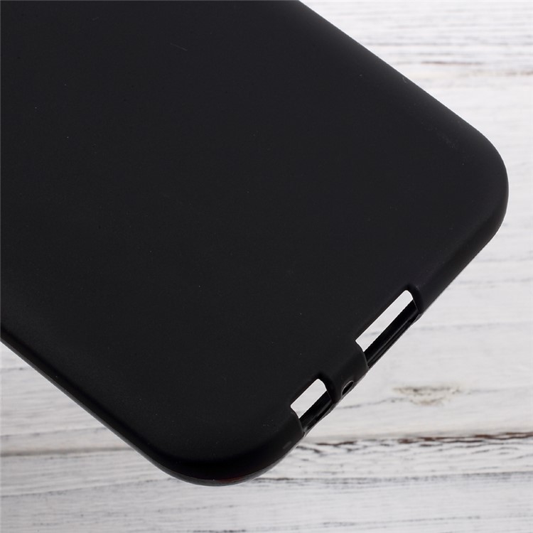 Matte TPU Mobile Phone Case for Samsung Galaxy A7 (2017) - Black-4