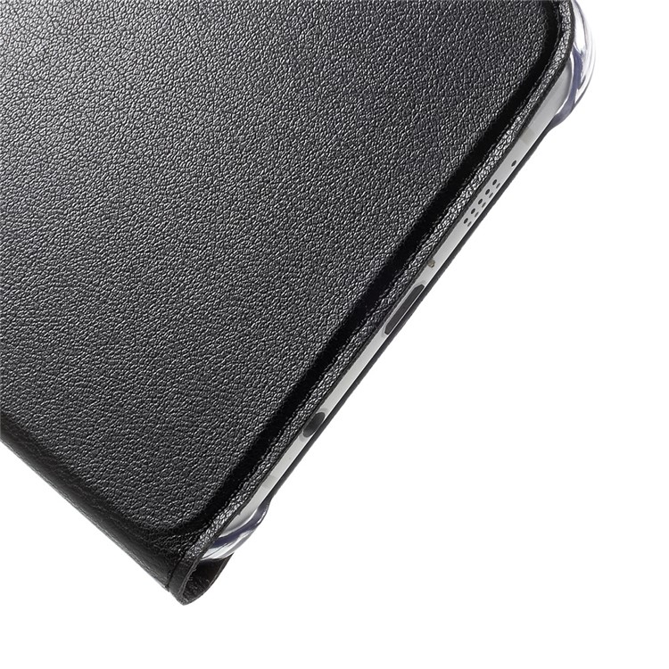 Information View Window Leather Mobile Case for Samsung Galaxy A9 (2016) - Black-7