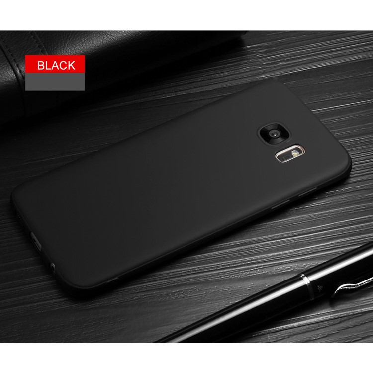 CAFELE Matte Anti-fingerprint 0.6mm TPU Skin Case for Samsung Galaxy S7 Edge G935 - Jet Black-6