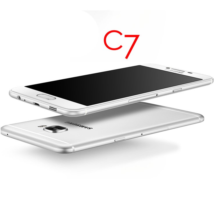 Heavy Duty Aviation Aluminum Armor Phone Back Case for Samsung Galaxy C7 - Black-4