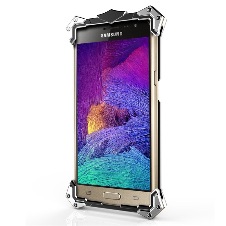 Heavy Duty Aviation Aluminum Armor Cell Phone Case for Samsung Galaxy J3 2016 - Black-2