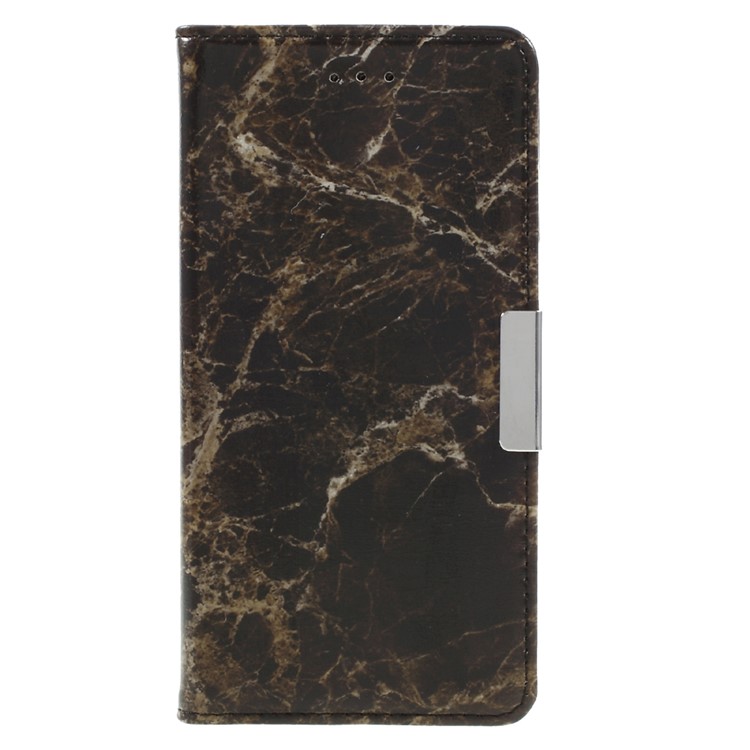 Marble Grain Leather Stand Phone Casing for Samsung Galaxy J2 Prime - Black-3