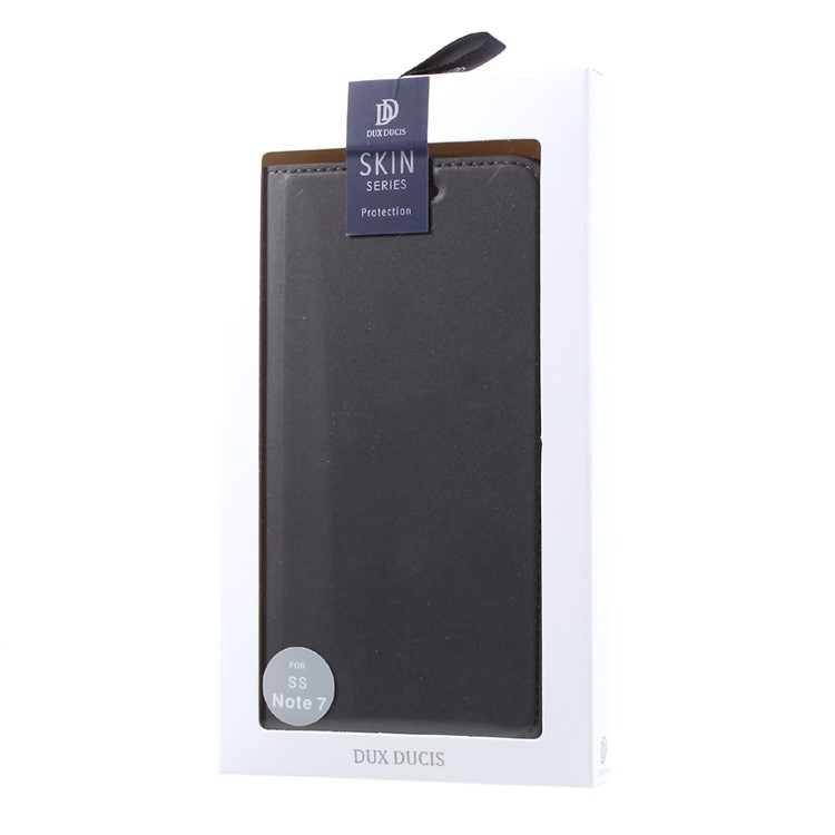 DUX DUCIS Skin Pro Series for Samsung Galaxy J2 Prime / Grand Prime Plus / Prime (2016) Business Leather Case - Dark Grey-10