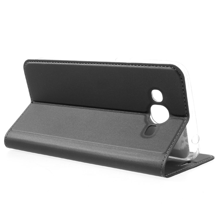 DUX DUCIS Skin Pro Series for Samsung Galaxy J2 Prime / Grand Prime Plus / Prime (2016) Business Leather Case - Dark Grey-5