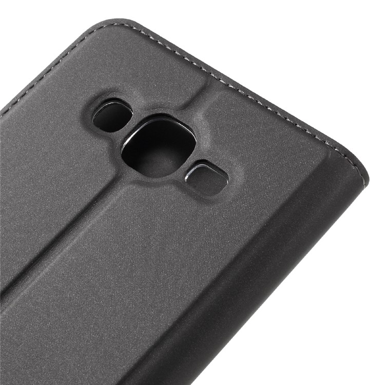 DUX DUCIS Skin Pro Series for Samsung Galaxy J2 Prime / Grand Prime Plus / Prime (2016) Business Leather Case - Dark Grey-8