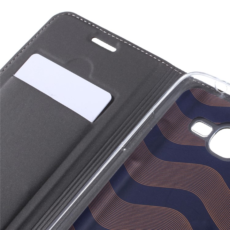 DUX DUCIS Skin Pro Series for Samsung Galaxy J2 Prime / Grand Prime Plus / Prime (2016) Business Leather Case - Dark Grey-9