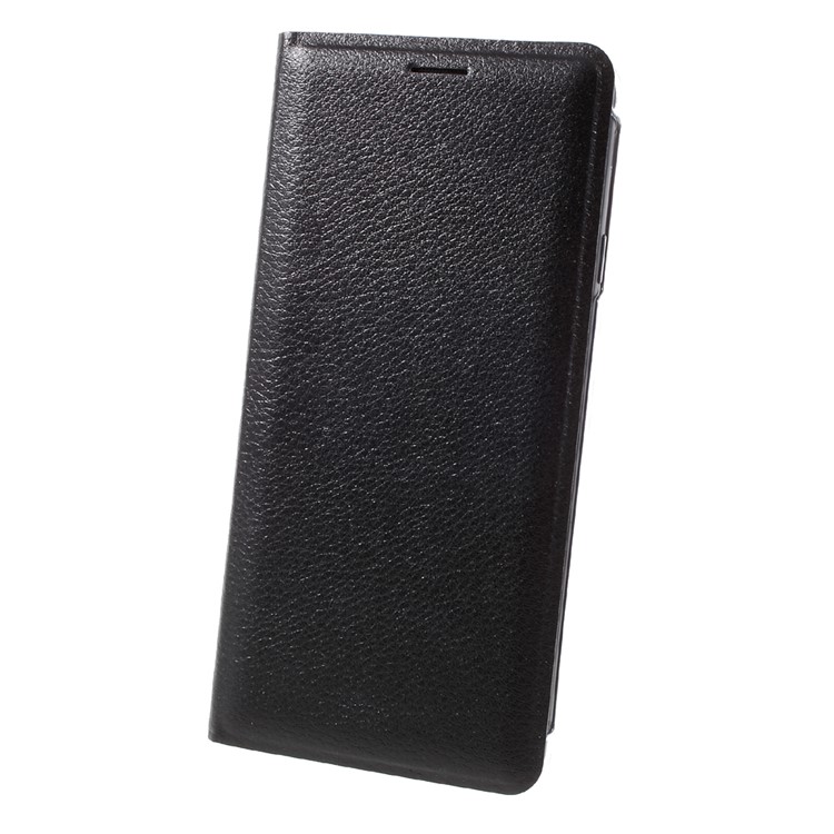 Card Slot PU Leather Phone Case for Samsung Galaxy J7 Prime/On7 2016 - Black-3