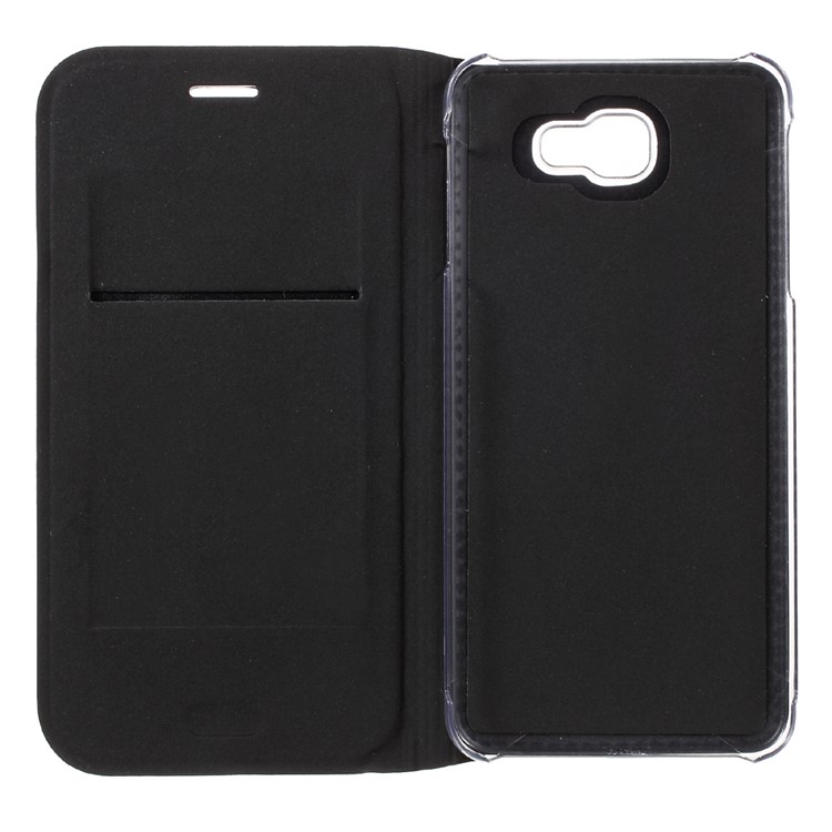 Flip Leather Card Holder Phone Case for Samsung Galaxy J5 Prime / On5 (2016) - Black-9