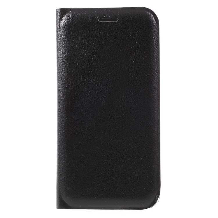Litchi Texture Card Holder Leather Flip Case for Samsung Galaxy J2 Prime / Grand Prime Plus / Prime (2016) - Black-3