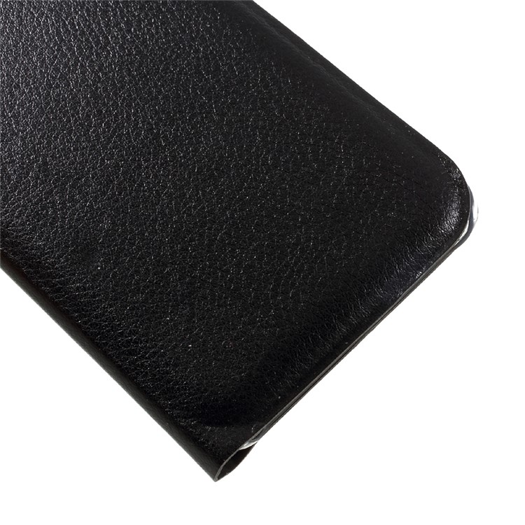 Litchi Texture Card Holder Leather Flip Case for Samsung Galaxy J2 Prime / Grand Prime Plus / Prime (2016) - Black-6