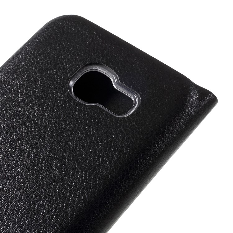 Flip Leather Card Holder Phone Case for Samsung Galaxy A3 (2017) - Black-7