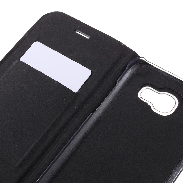 Flip Leather Card Holder Phone Case for Samsung Galaxy A3 (2017) - Black-8