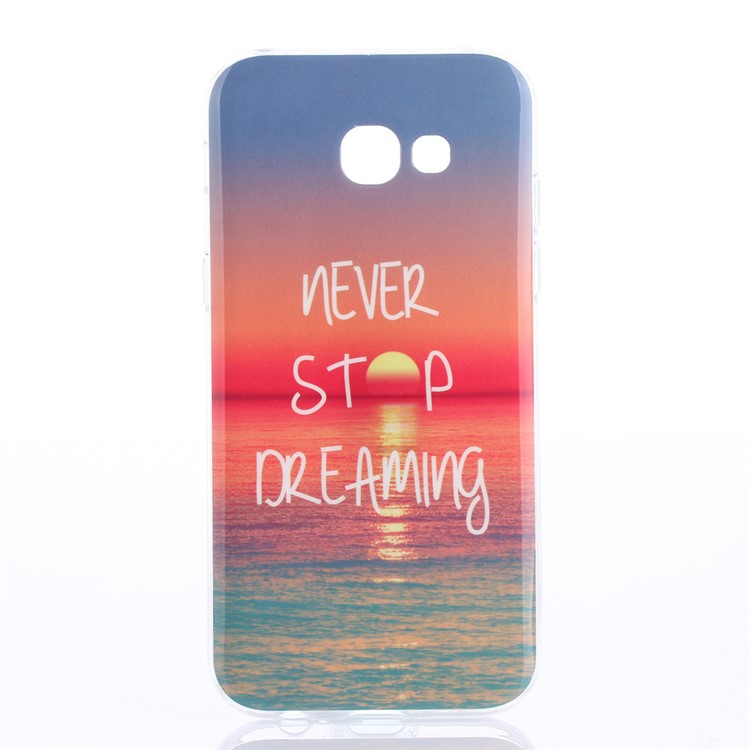 IMD Patterned TPU Case Phone Accessory para Samsung Galaxy A3 (2017)-nem batente sonhando-1
