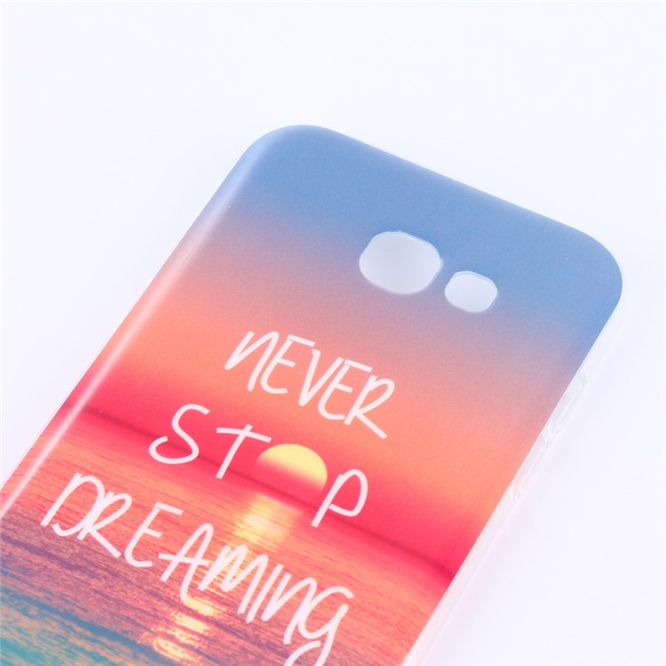 IMD Patterned TPU Case Phone Accessory para Samsung Galaxy A3 (2017)-nem batente sonhando-2