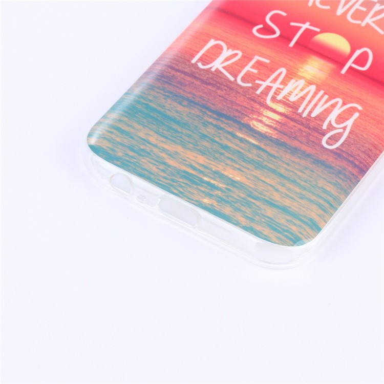 IMD Patterned TPU Case Phone Accessory para Samsung Galaxy A3 (2017)-nem batente sonhando-3