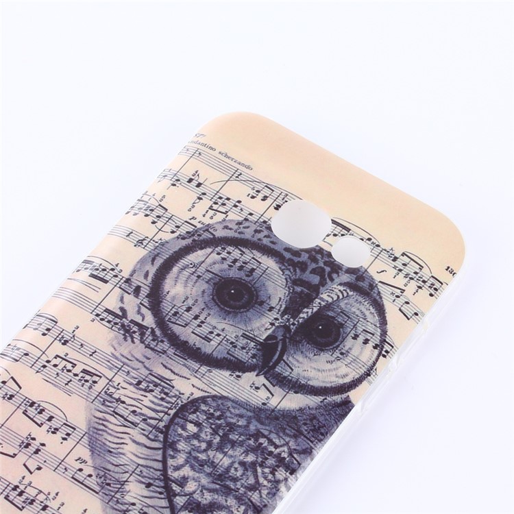 Patterned IMD TPU Cell Phone Case for Samsung Galaxy A5 (2017) - Musescore and Owl-2