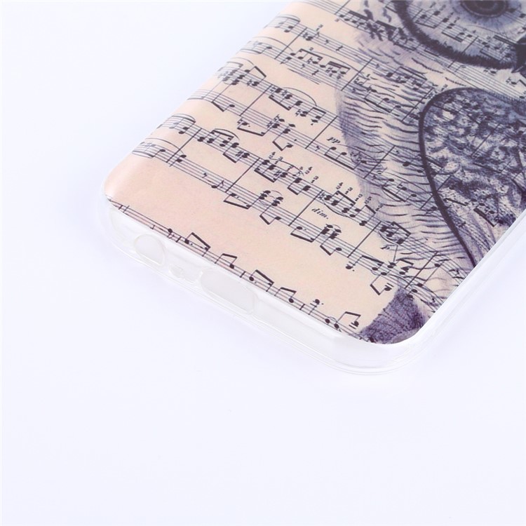 Patterned IMD TPU Cell Phone Case for Samsung Galaxy A5 (2017) - Musescore and Owl-3