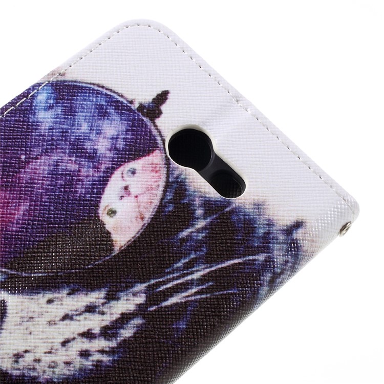 Patterned Leather Wallet Mobile Case for Samsung Galaxy J7 (2017) - Cool Cat in Glasses-8