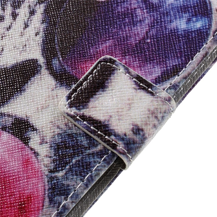 Patterned Leather Wallet Mobile Case for Samsung Galaxy J7 (2017) - Cool Cat in Glasses-9