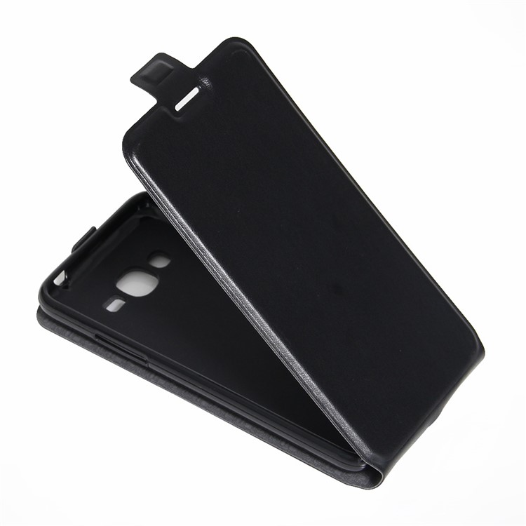 Vertical Flip Photo Slot Leather Case for Samsung Galaxy J2 Prime / Grand Prime Plus / Prime (2016) - Black-4