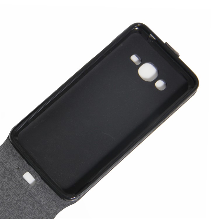 Vertical Flip Photo Slot Leather Case for Samsung Galaxy J2 Prime / Grand Prime Plus / Prime (2016) - Black-5