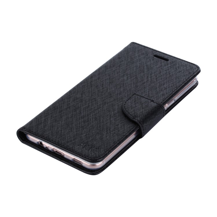 XIEKE Moon Poem Wallet Leather Stand Case for Samsung Galaxy C7 - Black-4