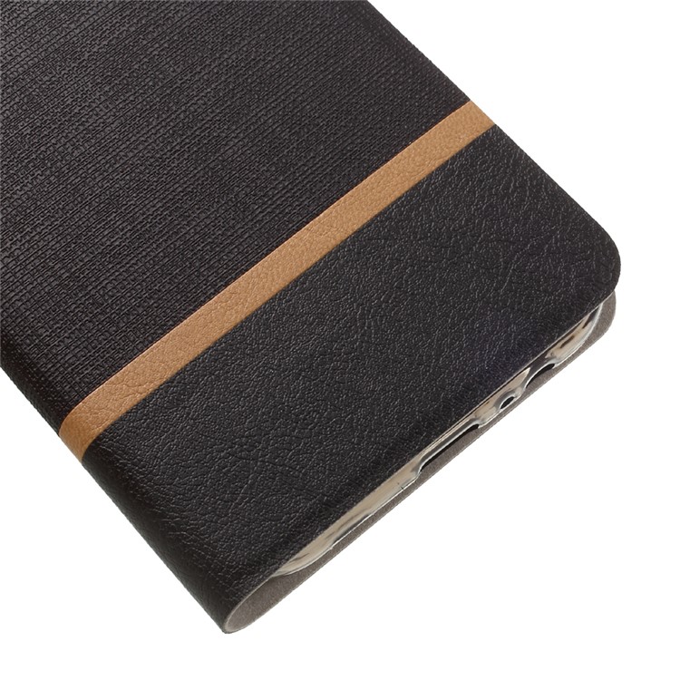Cross Pattern Leather Card Holder Case for Samsung Galaxy A7 (2017) - Black-7