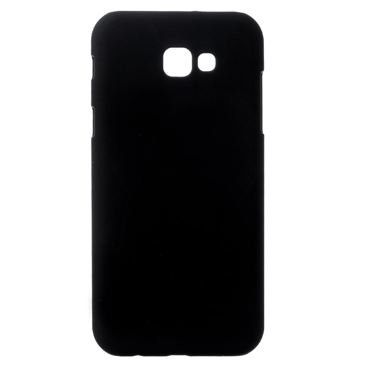 Rubberized Hard PC Case for Samsung Galaxy A7 (2017) - Black-1