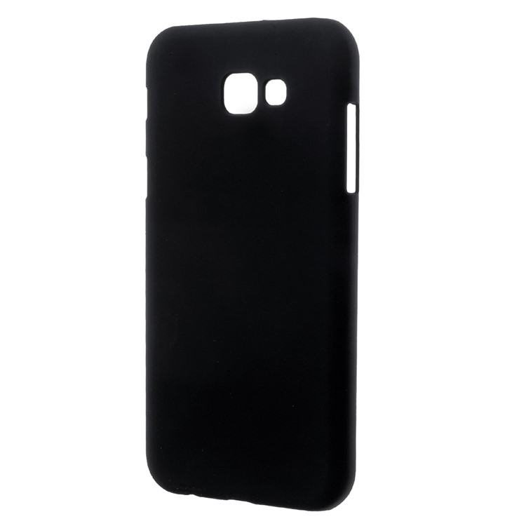 Rubberized Hard PC Case for Samsung Galaxy A7 (2017) - Black-2