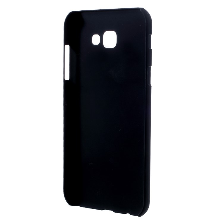Rubberized Hard PC Case for Samsung Galaxy A7 (2017) - Black-3