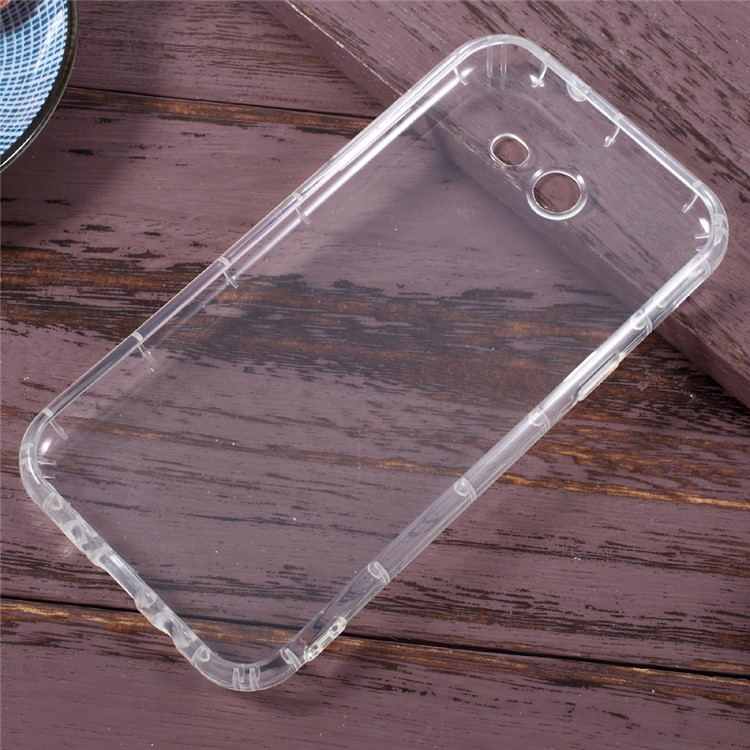 For Samsung Galaxy J3 Prime Drop-resistant Clear TPU Phone Case Accessory-2