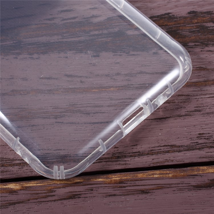 Drop-resistant Clear TPU Case Mobile Casing for Samsung Galaxy J3 (2016) / J3-4