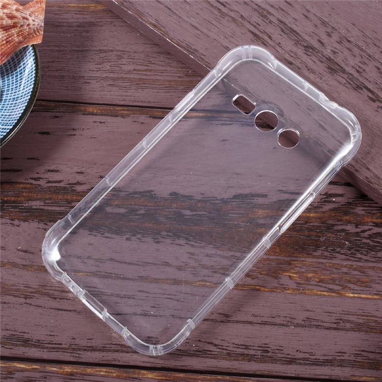 Drop-Proof HD Clear Soft TPU Cover Case for Samsung Galaxy J1 Ace SM-J110-1