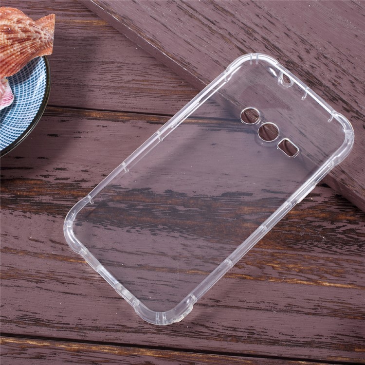 Drop-Proof HD Clear Soft TPU Cover Case for Samsung Galaxy J1 Ace SM-J110-2